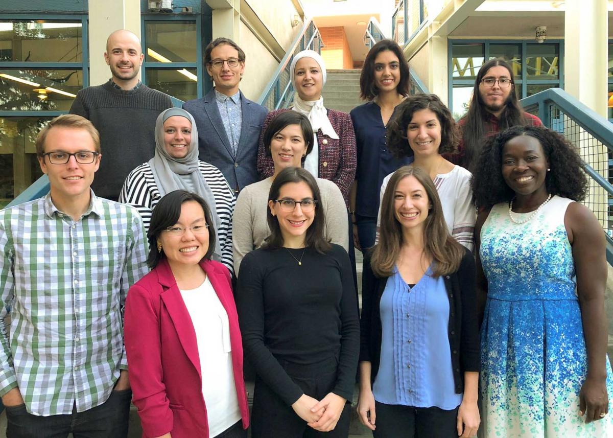 Group photo of the 2017-2018 PFTF Fellows