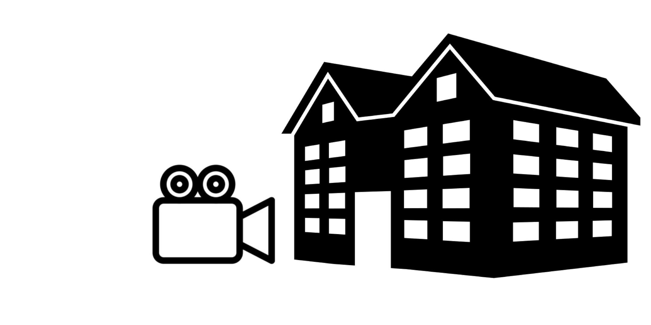 house and video camera icons