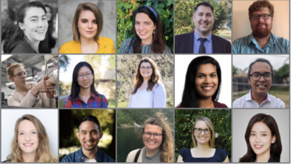 collage of PFTF fellows from the class of 2020-21