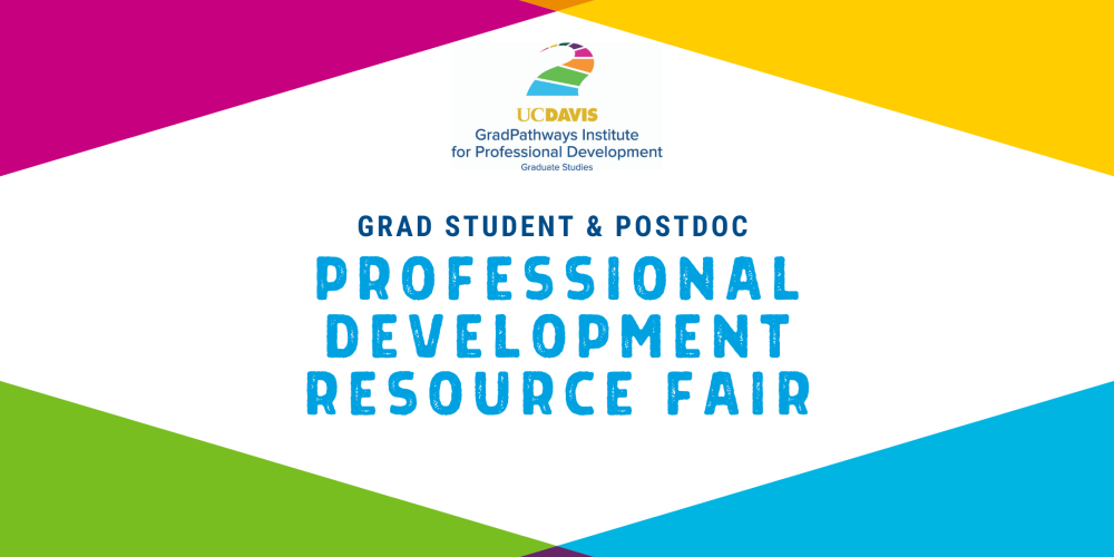 Colorful poster for the GPI resource fair